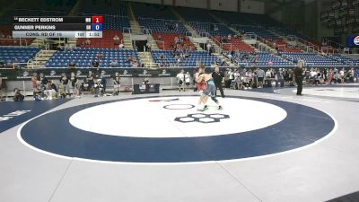 126 lbs Cons. Rd Of 16 - Beckett Edstrom, Minnesota vs Gunner Perkins, Ohio