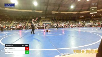 67 lbs Round Of 16 - Wesley Barnes, F-5 Grappling vs Rhett Ray, Ogden's Outlaws Wrestling Club