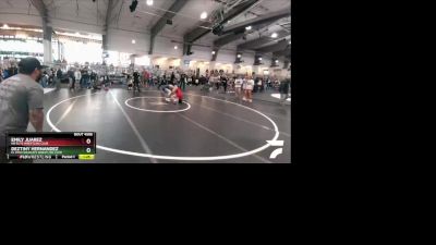 127 lbs Champ. Round 1 - Emily Juarez, NB Elite Wrestling Club vs Deztiny Hernandez, El Paso Wildcats Wrestling Club