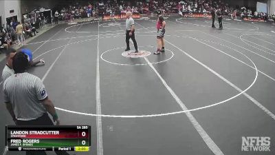 5A 285 lbs Quarterfinal - Fred Rogers, James F. Byrnes vs Landon Stradcutter, Stratford