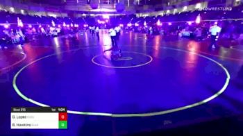 83 lbs Rr Rnd 2 - Deven Lopez, Duran Elite vs Blake Hawkins, Bear Cave