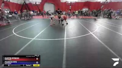 152 lbs Cons. Round 2 - Austin Rybicki, Wisconsin vs Maddox Rye, Wisconsin