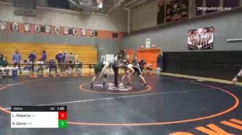 189 lbs Consolation - Levi Roberts, Biglerville vs Kyle Davis, Fairfield