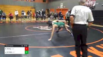 138 lbs Consolation - Dalton Kirby, Hanover vs Justice Hockenberry-Folk, West Perry