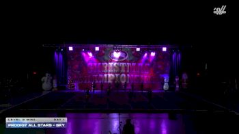 Prodigy All Stars - Sky [2025 L2 Mini Day 1] 2025 Cheer Power Holiday Showdown Houston