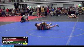 92 lbs Round 1 (6 Team) - Dom Morrison, PA Alliance vs Jordan Manyette, Team Gotcha