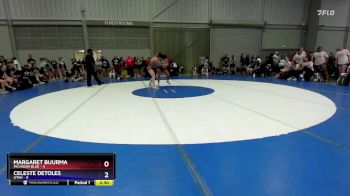 135 lbs Quarters & 1st Wb (16 Team) - Margaret Buurma, Michigan Blue vs Celeste Detoles, Utah