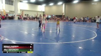105 lbs Round 4 (8 Team) - Brinley Fandrich, Team Montana Gold vs Kiely Domyancich, Illinois Cornstars Gold