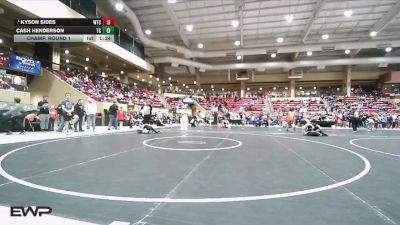 70 lbs Champ. Round 1 - Kyson Sides, WTC vs Cash Henderson, Team Central