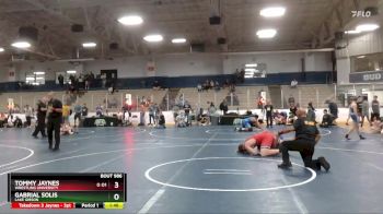 215 lbs Cons. Round 1 - Gabrial Solis, Lake Gibson vs Tommy Jaynes, Wrestling University