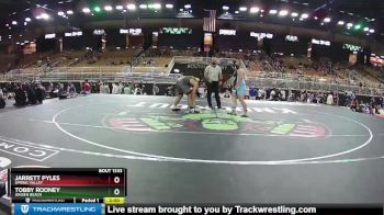 220 lbs Champ. Round 2 - Tobby Rooney, Jensen Beach vs Jarrett Pyles, Spring Valley