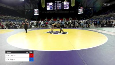 126 lbs Cons 4 - Gage Lohr, SD vs Maximus Hay, WI