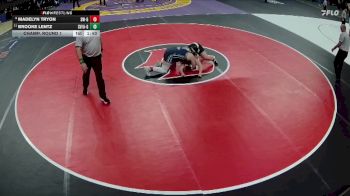 Champ. Round 1 - Brooke Lentz, So Valley/Arapahoe Girls vs Madelyn Tryon, Southwest Girls