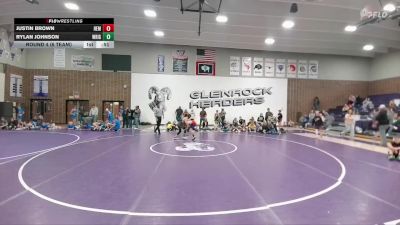 80 lbs Round 4 (6 Team) - Justin Brown, H.E.M. Middle School vs Rylan Johnson, Wright