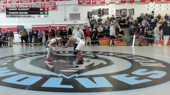 157 lbs Consolation - Jeremy Glodgett, North Country vs Connor Decker, St. Johnsbury