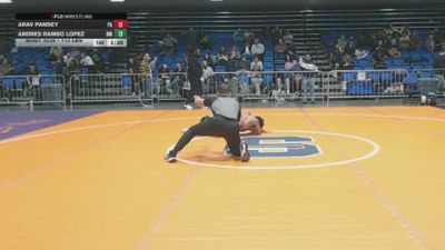 113 lbs Consi Of 16 #2 - Arav Pandey, PA vs Andres Rambo Lopez, NM