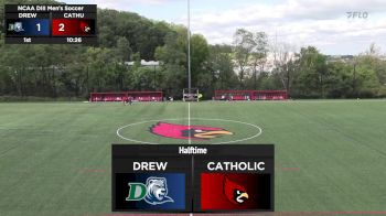Replay: Drew vs Catholic University - Men's | Oct 7 @ 1 PM