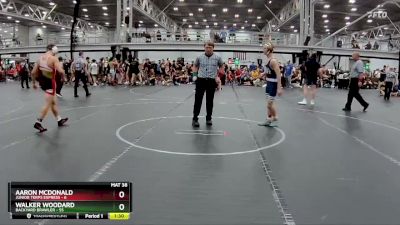 130 lbs Round 4 (8 Team) - Aaron McDonald, Junior Terps Express vs Walker Woodard, Backyard Brawler