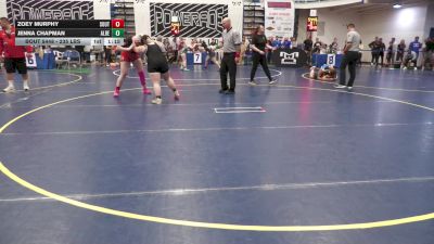 235 lbs Semifinal - Zoey Murphy, Southmoreland vs Jenna Chapman, Albert Gallatin