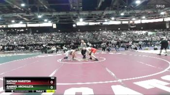 150 lbs Champ. Round 1 - Nathan Marston, Homedale vs Gabriel Archuleta, Pocatello