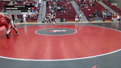 215/245 1st Place Match - Gage Ponton, Suples Wrestling Club vs Caleb Carpenter, 208 Badgers Wrestling Club