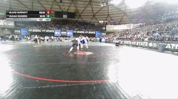 Boys 1B/2B 285 Cons. Round 2 - Blake Burkett, Winlock vs Isaiah Rogers, Willapa Valley