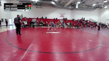 115 lbs Semifinal - Kailey McGuire, Severance vs Kayla Landers, Chatfield