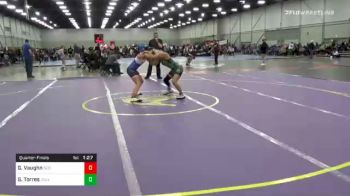 120 lbs Quarterfinal - Gage Vaughn, Seo Wrestling Club vs Gabriella Torres, Culver Mat Club