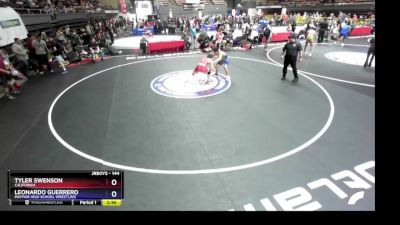 144 lbs Cons. Round 3 - Tyler Swenson, California vs Leonardo Guerrero, Mayfair High School Wrestling