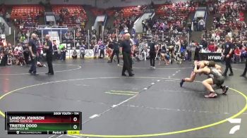 114 lbs Cons. Round 5 - Tristen Dood, Grandville WC vs Landon Johnson, Oxford Youth WC