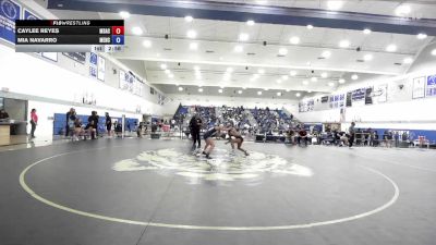 110 lbs Cons. Semi - Caylee Reyes, Mt. San Antonio College vs Mia Navarro, Menlo College