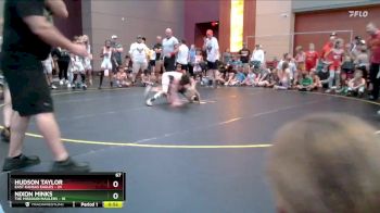 67 lbs Semis & 1st Wrestleback (8 Team) - Nixon Minks, The Missouri Maulers vs Hudson Taylor, East Kansas Eagles