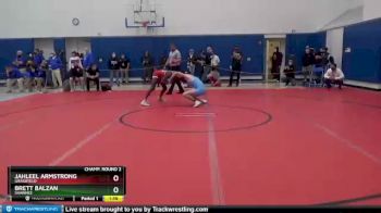 120 lbs Champ. Round 2 - Brett Balzan, Shawnee vs Jahleel Armstrong, Grassfield