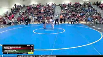 132 lbs Champ. Round 2 - Jarett Boerkircher, Cheyenne East vs Landon Hofer, Thunder Basin High School