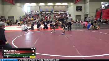 60 lbs Semifinal - Luke Rogers, River Rats Wrestling Club vs Bolton Finlayson, Stronghold