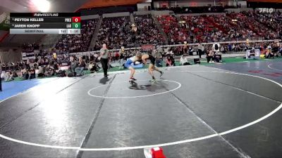 5A 126 lbs Semifinal - Peyton Keller, Preston vs Jaren Knopp, Lakeland