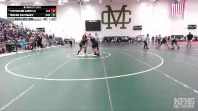 285 lbs Champ. Round 1 - Christian Barrios, Citrus Valley vs Oscar Gonzalez, Channel Islands