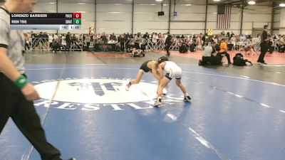 60 lbs Round 1 - 9:00am Saturday - Lorenzo Barbieri, PA USA vs Ren Tse, Michigan S.W.A.T