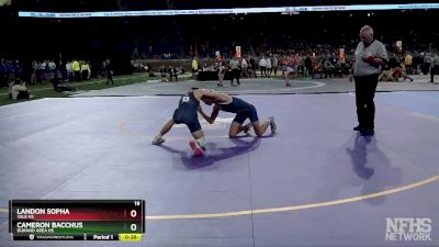 D3-120 lbs Cons. Semi - Landon Sopha, Yale HS vs Cameron Bacchus, Durand Area HS