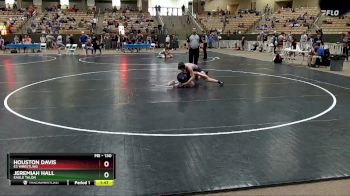 130 lbs Cons. Round 3 - HOUSTON DAVIS, E3 Wrestling vs Jeremiah Hall, Eagle Talon