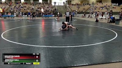 130 lbs Cons. Round 3 - HOUSTON DAVIS, E3 Wrestling vs Jeremiah Hall, Eagle Talon