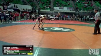 7A 126 lbs Semifinal - Zander Samargia, Bob Jones vs Bradley Hastings, Hewitt-Trussville