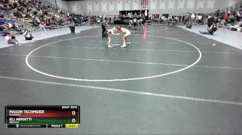 120 lbs Cons. Round 5 - Mason Techmeier, Muskego vs Eli Armatti, Neenah