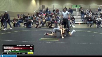 70 lbs Round 3 - Jack Rocco, Donahue Wrestling Academy vs Brenden Bullard, Glen Lake