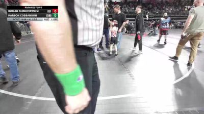 41 lbs Round Of 16 - Roman Dubkovetskyi, Red Nose vs Karson Cossaboon, Cumberland