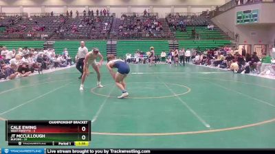 150 lbs Semis & 1st Wb (8 Team) - Cale Ewing, West Forsyth vs JT McCullough, Buford