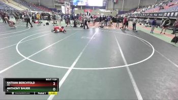 160 lbs Champ. Round 2 - Anthony Bauer, IL vs Nathan Berchtold, MN