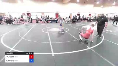 92 kg Cons 16 #2 - Asher Ruchti, Beaver Dam Wrestling Regional Training Center vs Patrick Brophy, Charleston Regional Training Center