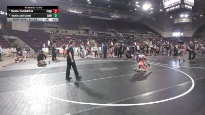 83 lbs Champ. Round 3 - Emma Zagorski, Pikes Peak Warriors Wrestling vs Iyana Antonio, San Luis Valley Wrestling Club