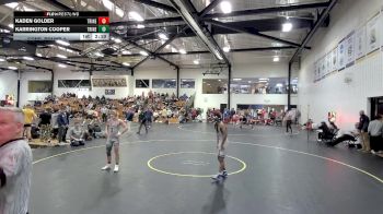 125 lbs Cons. Round 4 - Karrington Cooper, Trine vs Kaden Golder, Trine